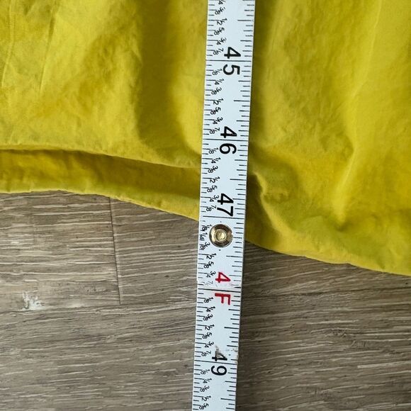 Chartreuse Cotton Tiered Maxi Dress Small Maternity Friendly Summer Boho Small - Picture 7 of 12